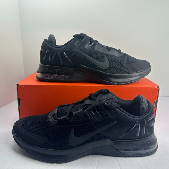 Nike Other - Nike Air Max Alpha Trainer 4 Shoes Triple Black CW3396-002 Men's Multi Size NEW